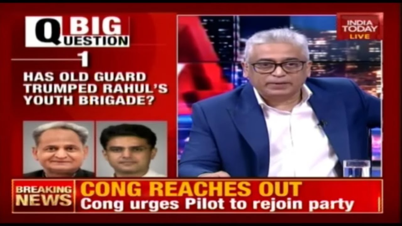 Gehlot Vs Pilot: Has Old Guard Trumped Rahul Gandhi's Youth Brigade? | News Today With Rajdeep