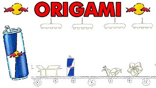 📦 „ORIGAMI” - 🥤⚡ Red Bull verleiht Flügel. Resimi