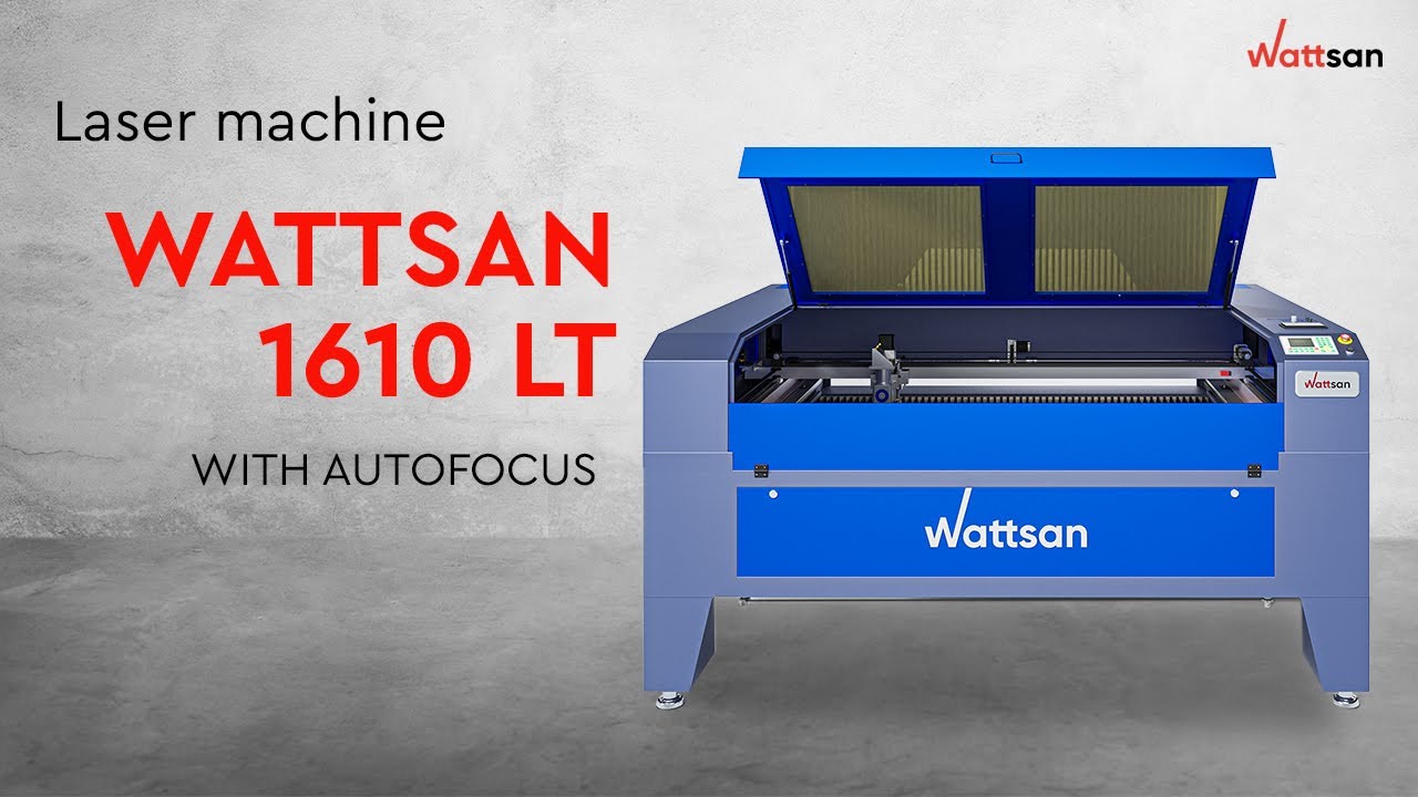 The most popular CO2 laser cutting & engraving machine - Wattsan 1610 LT with Autofocus / Review