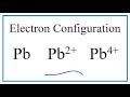 Lead and Its Electron Configuration