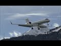 Mountains & strong winds: Samedan Airport [FULL 1080p MOVIE] - 05/01/2015