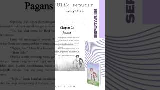 Layout buku bisa bervariasi lho😊#buku #penerbit #desain