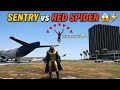 GTA 5 Sentry ⚡ vs Red Spiderman 🕷️ Plane Crash Fight 😱 Funny Ragdolls 😂 | Banku Bhaiya Bro