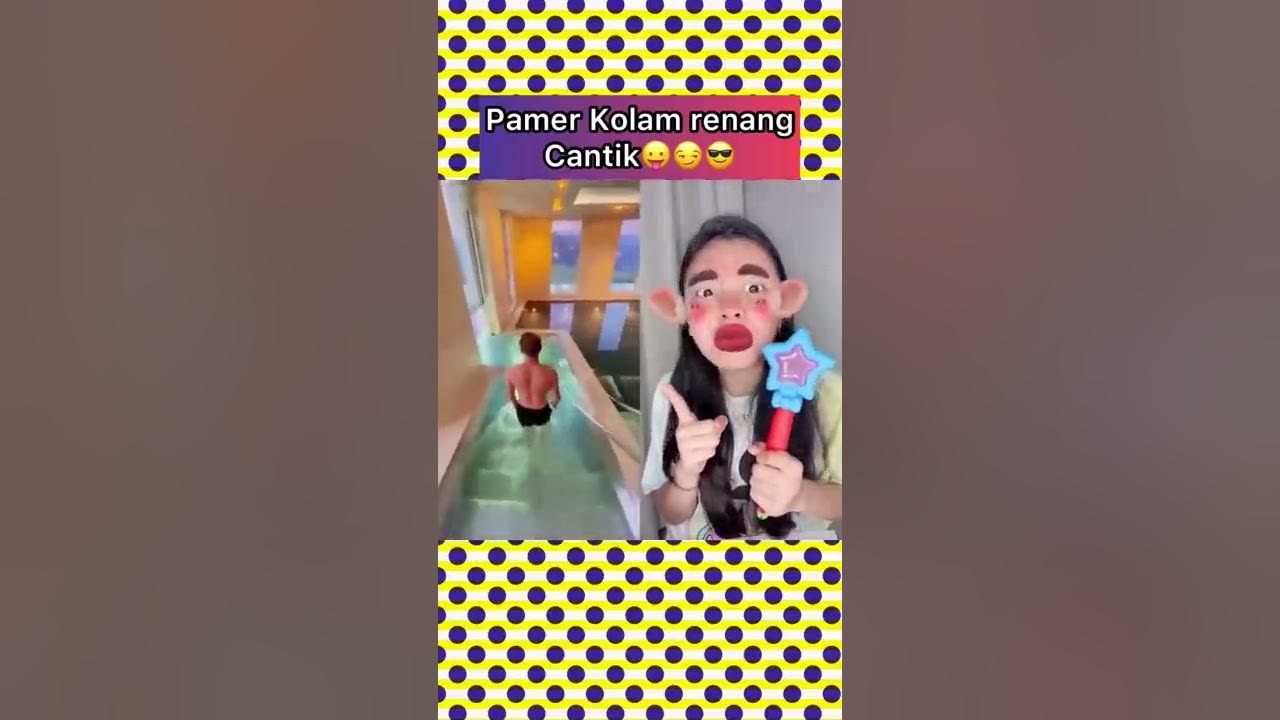 Abang Pamer Kolam Renang yang Cantik #shorts Nasya kaila Nazifah