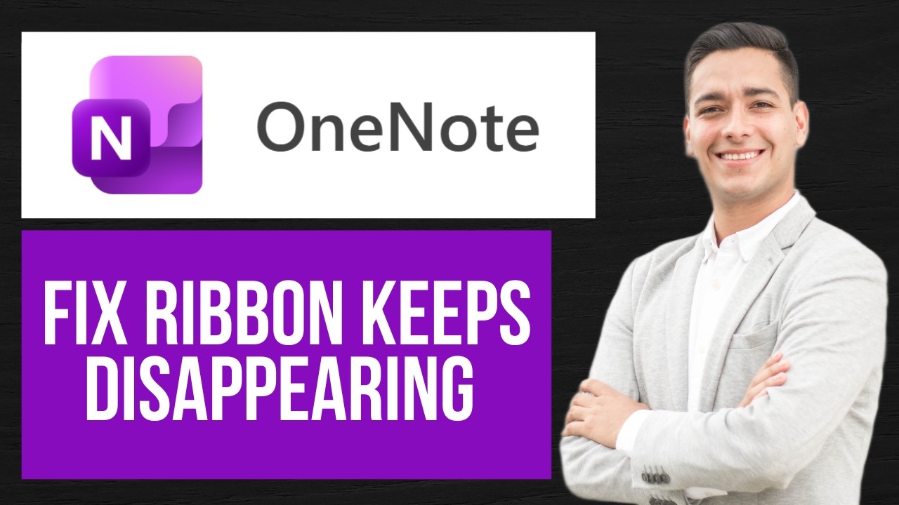 How to Fix Ribbon Keeps Disappearing in OneNote | Adjust Toolbar Layout ...