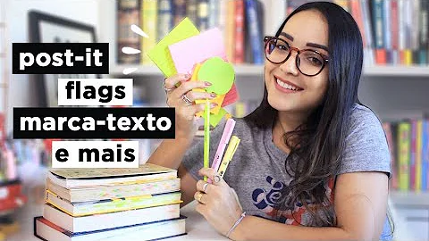 Como marcar partes importantes em um livro?