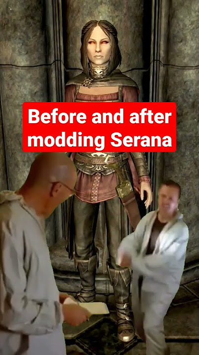 Have you modded Serana Before? #shorts #skyrim