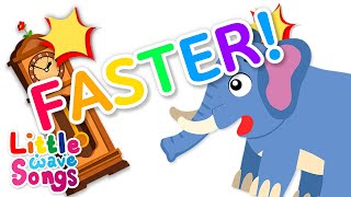 Faster Hickory Ory Dock More Nursery Rhymes Little Wave Songs - Baby Coco