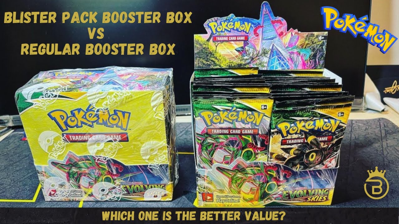 Evolving Skies Blister Pack Booster Box VS. Traditional Booster box