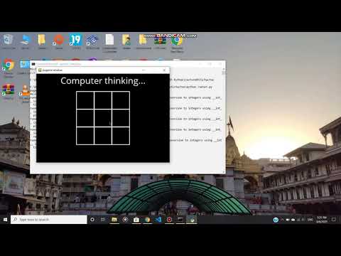 CS50’s Introduction to Artificial Intelligence with Python - Project0b. Tic Tac Toe
