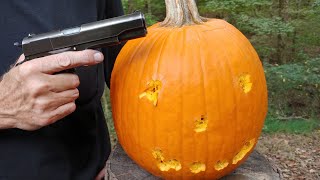 Pumpkin Carving with World War II .45 Colt 1911 Pumpkin Carving with World War II .45 Colt 1911
