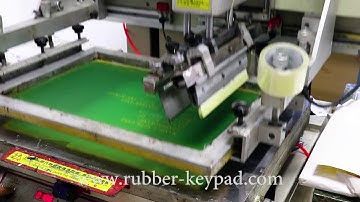 Membrane Switches Silkscreen Printing Manufacture Process