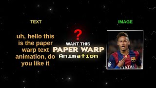🔥Paper Warp Text Animation Tutorial in Alight Motion | Smooth Warp Effect for Text & Images | AM screenshot 5
