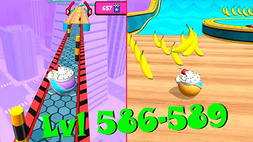 Going Balls Super Speedrun New update gameplay Levels 586-589