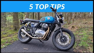 Interceptor 650: 5 TIPS in under 5 MINUTES!