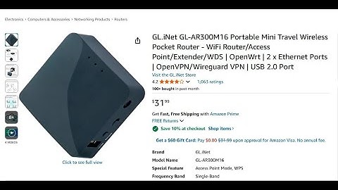 $32 OpenWRT VPN router, GL-Inet AR300M16 firmware installation