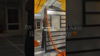 Behind Every Beautiful Haldi Setup Is Hard Work
