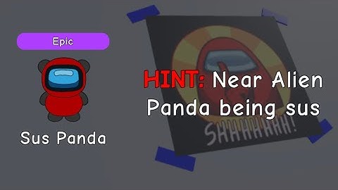 How To Get The “Sus” Panda | Find The Pandas #roblox #panda