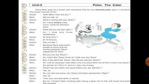 Std 8 English Unit 02 Peter the Eater Part 01