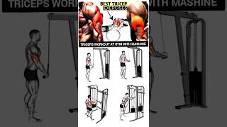 #triceps workout at gym with mashine #motivation