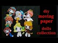 Diy paper dolls collection  handmade paper paper puppetsdiy paper puppets  inspired by wasu art