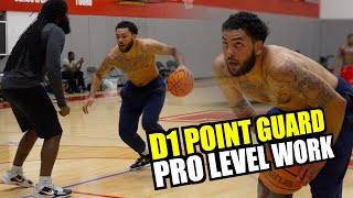 HOW TO TRAIN LIKE A PRO!!  NBA LEVEL WORKOUT WITH NBA TRAINER MIKE BOOGIE FEAT JESSE ZARZUELA D1 PG