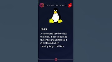 Linux Commands: less