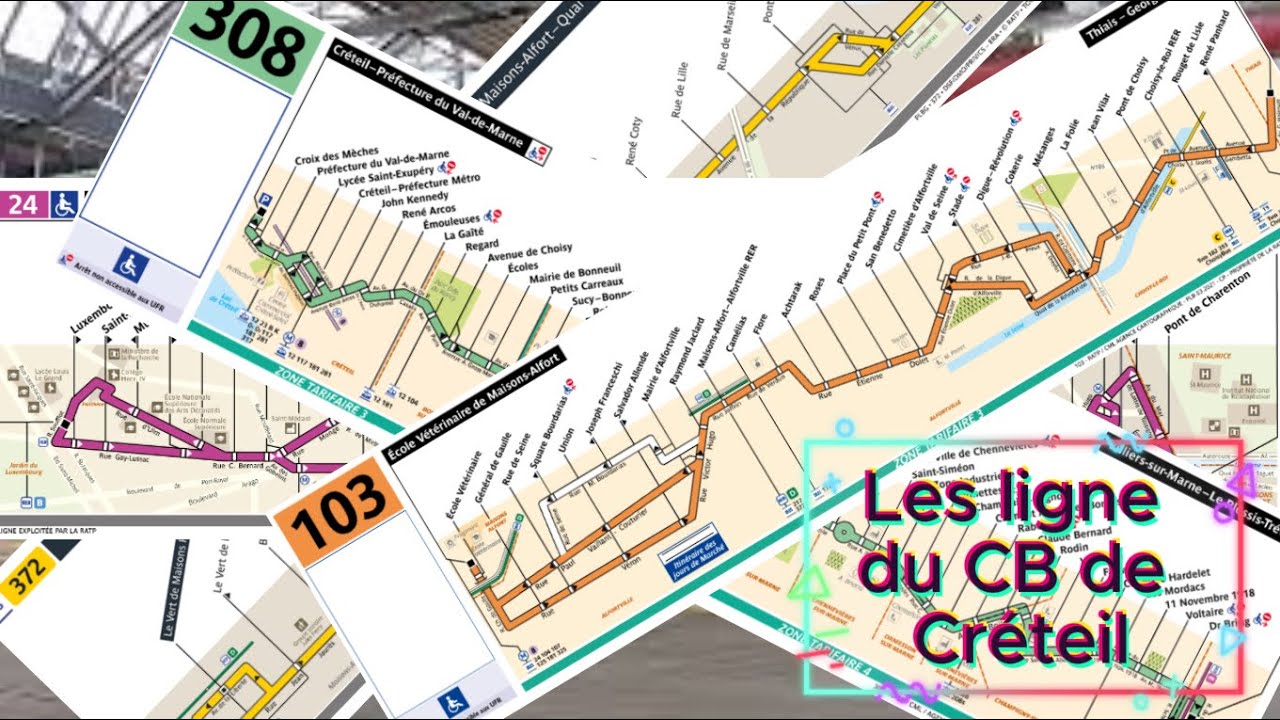 Les ligne du CB de Créteil