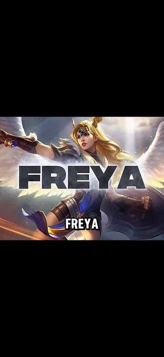 Freya revamp! Golden wings, shield throw & endless combos dominate! #MLBB #Freya #FYP
