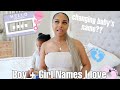 BABY NAMES I LOVE BUT WONT USE! | 💙💕 BOY AND GIRL BABY NAMES