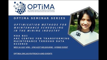 Optimisation Methods for Maintenance Scheduling in the Mining Industry