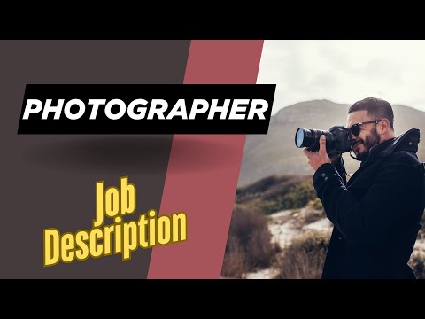 Photographer Job Description