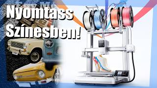 Színes 3D nyomtatás elérhető áron! - Anycubic Kobra X
