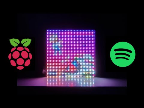 Raspberry Pi and Spotify Powered Frame