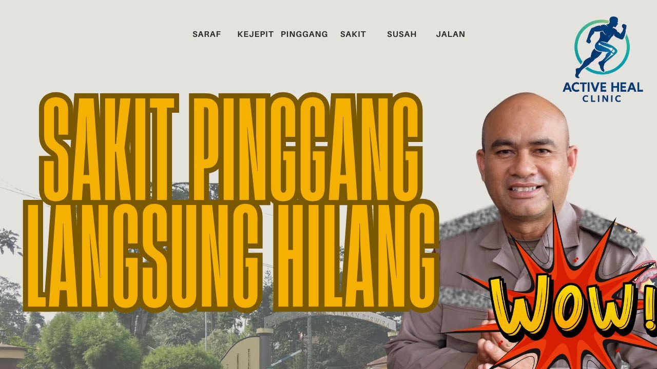 Yang Punya Saraf Kejepit Wajib Lihat Ini.