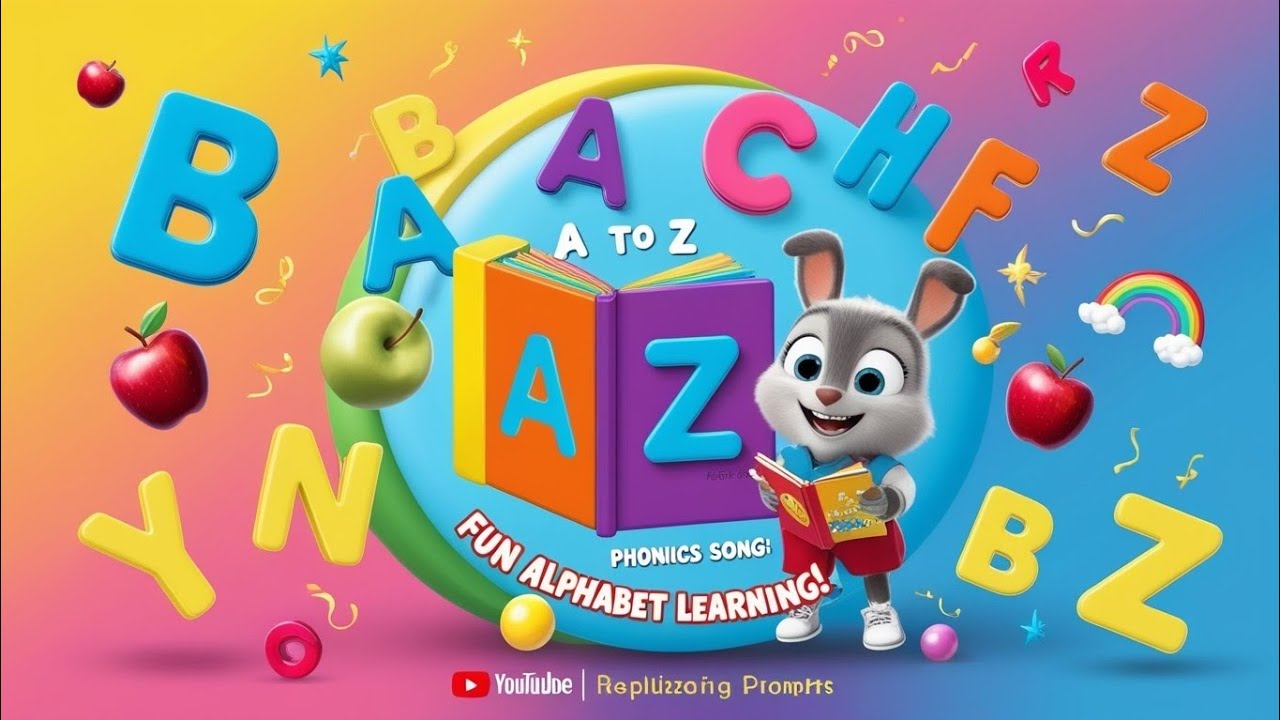 A to Z Phonics Song for Kids | Learn Alphabet Sounds with Fun Videos ...