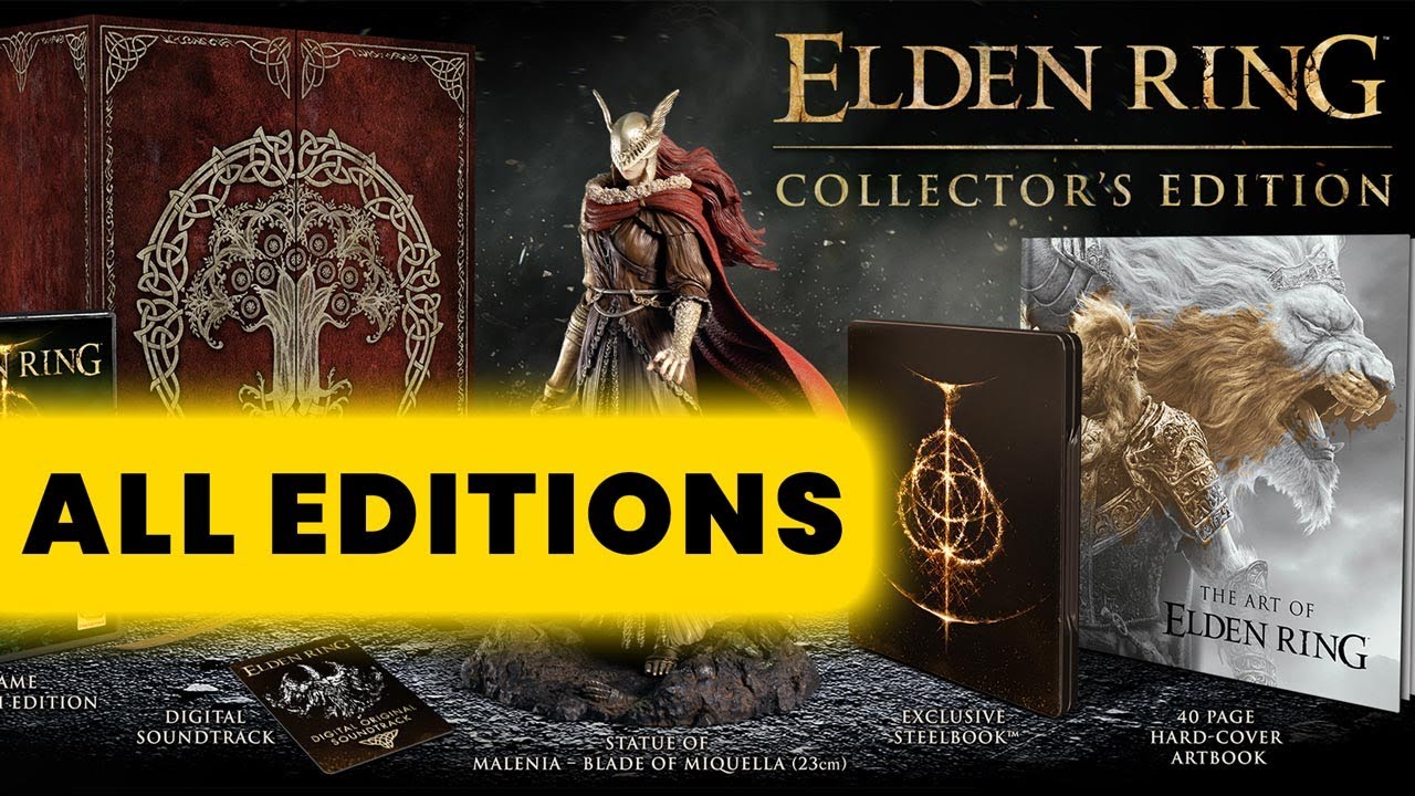 ELDEN RING Collector's Edition & ALL Special Editions - Unboxed Images ...