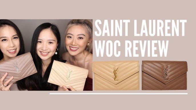 YSL MONOGRAM CHAIN WALLET WOC UNBOXING