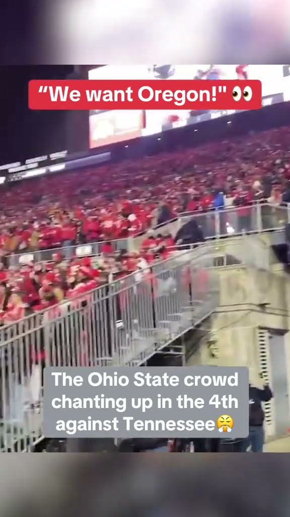 Buckeye fans chanting in the 4th (via Jake_Trotter/X)