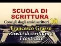 Scuola di scrittura  le ricette di scrittura di francesco grasso  i contrasti