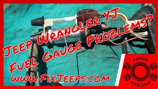 Jeep Wrangler YJ - Fuel gauge problems? Details and demo's included.  #jeepfuelgaugedontwork - YouTube