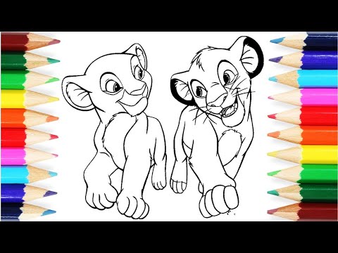 lion-king-animation-colouring-book-i-simba-&-nala-i-let’s-color!