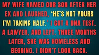 MY WIFE NAMED OUR SON AFTER HER EX AND LAUGHED, 'HE'S NOT YOURS IF YOU TRY DIVORCE AM TAKING HALF 