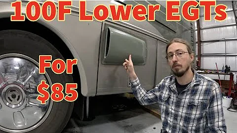 RV Aero: Lowering my Cat 3126 EGTs by 100F with an $85 eBay Scoop