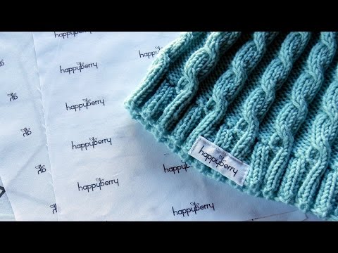 How to print your own fabric labels