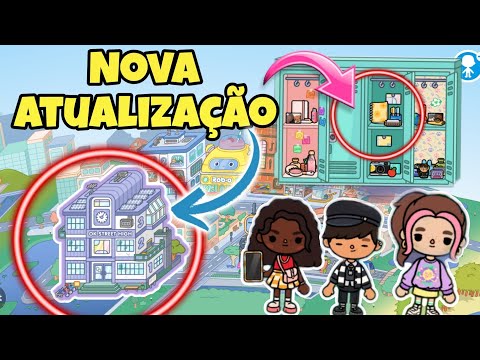 TOCA LIFE WORLD NOVA ESCOLA COM GINÁSIO NO TOCA BOCA?* New Update on Toca  Life 