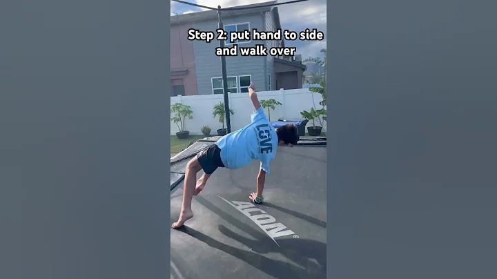 Backflip trampoline tutorial! #backflip #backfliptutorial