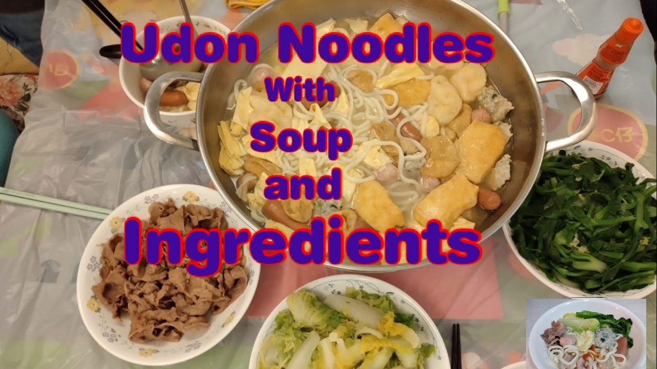 How To Cook Udon Noodles With Soup And Ingredients Healthy Food