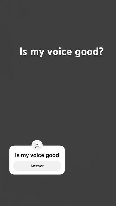 is-my-voice-good-youtube