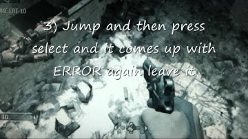 Cod4 Crash Freeze Jump